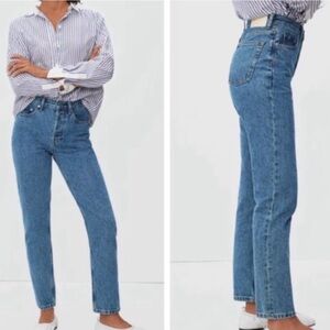Everlane Straight-Leg High-Rise Jeans Size 6